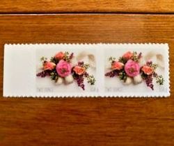 garden corsage 2020 unused stamp good for invitation / greeting cards/ wedding invitation / wedding stamps