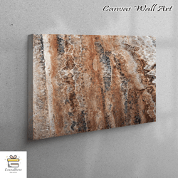 large canvas, 3d canvas, wall art canvas, beige wall art, abstract printed, brown canvas print, alcohol ink canvas art,