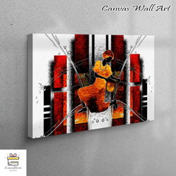 large wall art, wall art, canvas, african woman painting, african canvas gift, ethnic woman wall decor, ethnic art canva