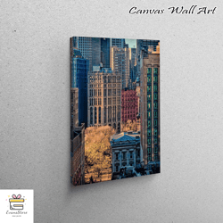 living room wall art, canvas home decor, 3d canvas, new york manhattan, view canvas canvas, city landscape canvas canvas