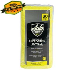 multipurpose microfiber towels, multicolor, 30 count - n1123