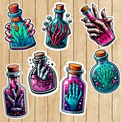 bottle hand sticker,hand in a bottle,laptop stickers aesthetic stickers computer stickers water bottle stickers,svg