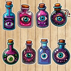 bottle eyes ,eyes in a bottle,laptop stickers aesthetic stickers computer stickers water bottle stickers,svg