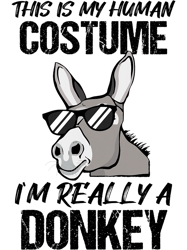 Donkey Costume Funny Donkey Halloween Costume Funny Saying,Png, Png For Shirt, Png Files For Sublimation, Digital Downlo