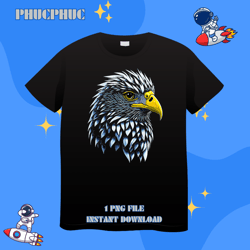 eagle bird hawk bird motif animalpng, png for shirt, png files for sublimation, digital download, printable