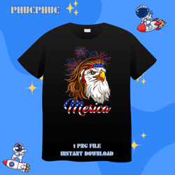 eagle merica 4th of july patriotic usa american flagpng, png for shirt, png files for sublimation, digital download, pri