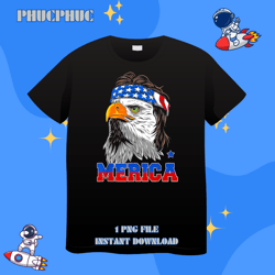 eagle mullet merica shirt men 4th of july american flag usa 22png, png for shirt, png files for sublimation, digital dow