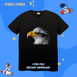 eagle of america sharp dark farsightedpng, png for shirt, png files for sublimation, digital download, printable