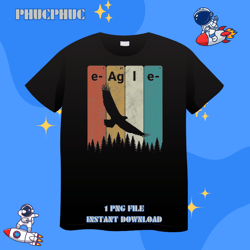 eagle periodic table elements bird birdwatcher birdwatchingpng, png for shirt, png files for sublimation, digital downlo