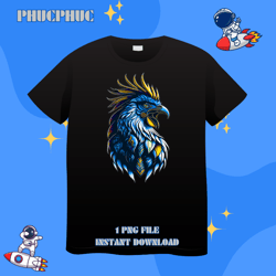 eagle side profile art designpng, png for shirt, png files for sublimation, digital download, printable