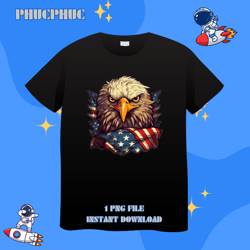 eagle usa flag vintage cute american 4th of july usa americapng, png for shirt, png files for sublimation, digital downl