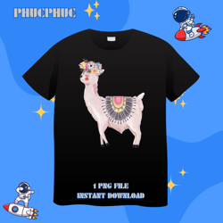 funny watercolor llama alpaca boy girl kidspng, png for shirt, png files for sublimation, digital download, printable