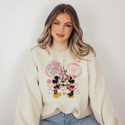 vintage mickey and minnie sweatshirt, disney valentine's day sweatshirt, disney valentine's day shirt, mickey minnie val