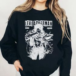 levi ackerman sweatshirt, captain levi shirt, levi lover shirt, levi fan shirt, anime lover shirt, jp anime manga tee