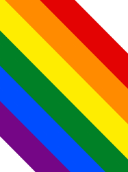 retro pride flag design graphic