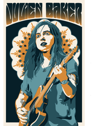 cruel neonic summercruel summer(3)julien baker 70s inspired print