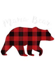 red plaid mama bear