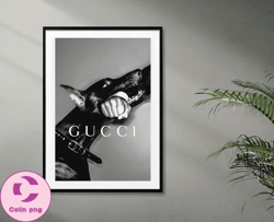 luxury brands digital poster, trendy printable with logo, fashion luxury digital download 07