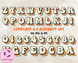 colorful font svg, colorful alphabet svg, modern font, fonts for cricut, beauty font, font for t-shirts 04