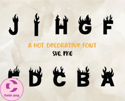 so hot svg png font, modern font, fonts for cricut, beauty font, font for t-shirts 26