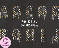 halloween alphabet fonts svg sublimation, modern font, fonts for cricut, beauty font, font for t-shirt 57