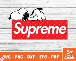 snoopy-supreme svg,cartoon svg, bundle cartoon svg 119