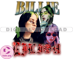 billie eilish svg, billie eilish tshirt design, file for cricut, rapper bundle svg, hip hop tshirt 07