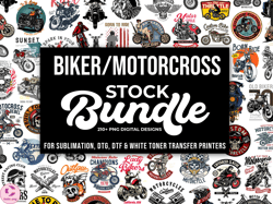 biker motorcycle design bundle, for sublimation, dtg, dtf, transfer printing 04