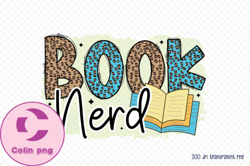 Book Nerd PNG Reading Sublimation PNG 62