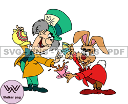 91 walker png march hare svg, mad hatter and dormouse png, disney mad character svg 96