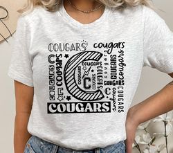 cougars svg png, cougars mascot svg, cougars typography svg, cougars shirt svg, cougars love svg, school spirit svg, cou