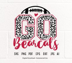 leopard go bearcats svg, bearcats football svg, bearcats svg, bearcats mascot svg, bearcats mom svg, bearcats school tea