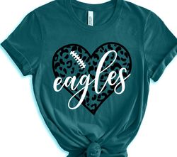 leopard heart eagles svg, eagles mascot svg, eagles svg, eagles school team svg, eagles cheer svg, eagles football svg,