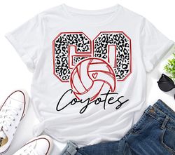 go coyotes volleyball svg,leopard coyotes svg,volleyball mom svg,coyotes svg,coyotes mascot,school spirit shirts svg,coy