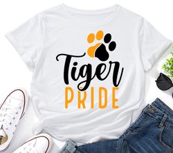 tiger pride svg, tiger paw svg,team mascot,paw svg,school team svg,tiger love svg,tiger mascot svg,tiger svg,tiger cheer