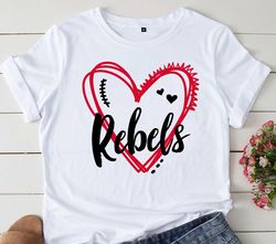 rebels heart svg, rebels svg, rebels football svg,heart designs mascot svg,rebels mascot svg,rebels cheer,rebels shirt s