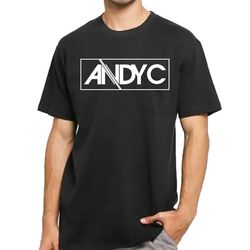 andy c logo t-shirt dj merchandise unisex for men, women free shipping