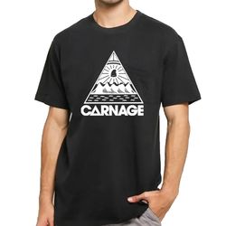 carnage logo t-shirt dj merchandise unisex for men, women free shipping