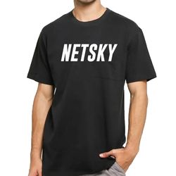 netsky logo t-shirt dj merchandise unisex for men, women free shipping