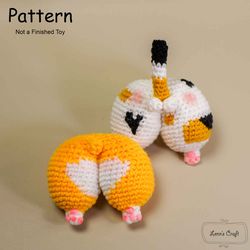 Axolotl chunky amigurumi crochet pattern by Lenn's Craft