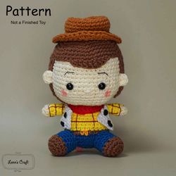 amigurumi crochet toy pattern woody toy story