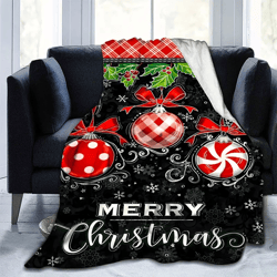 xmas flannel throw blanket, merry christmas xmas gifts winter snowflake throw blanket