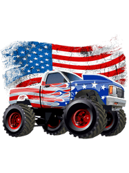 monster truck lover american flag racing usa patriotic 21, png, png for shirt, png files for sublimation, digital downlo