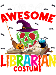 my awesome librarian witch zombie halloween librarian, png, png for shirt, png files for sublimation, digital download,