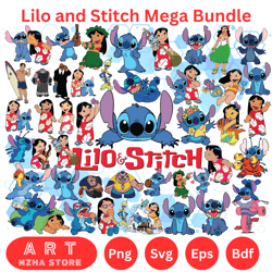 lilo stitch mega bundle png files, stitch lover png, ohana means family clipart, couple matching png, disneyland png,
