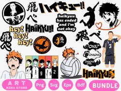 haikyuu bundle svg, cartoon svg, shoyo hinata svg