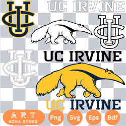 bundle logo california-irvine anteaters svg eps dxf png file