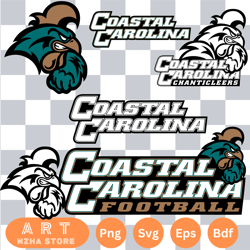 logo coastal carolina chanticleers svg eps dxf png file svg, dxf, eps, png instant download