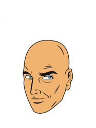 smooth as a babys bottom (not as cute)funny bald head