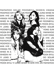 mamamoo black and white